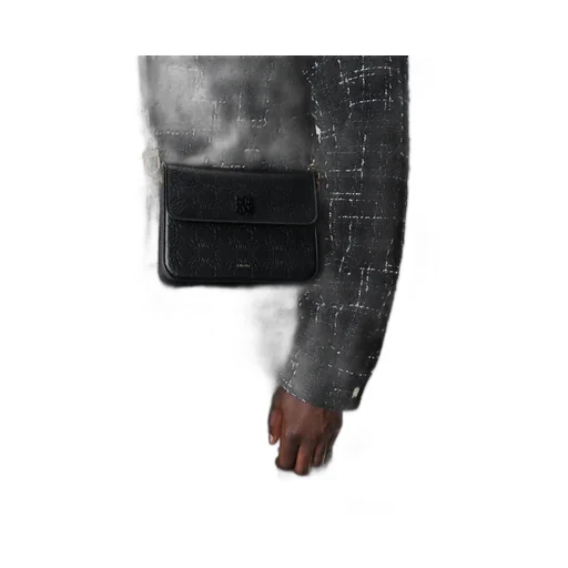 Ma Quad Leather Crossbody - Black