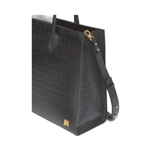Ma Quad Leather Small Tote - Black