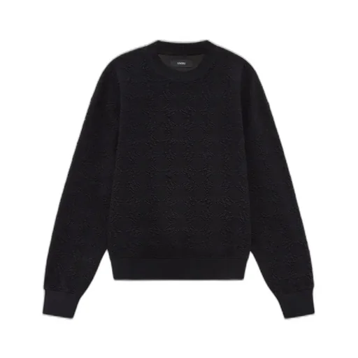 Ma Quad Oversized Crew - Black