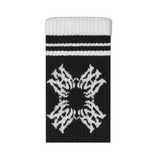 Ma Quad Sock - Black White