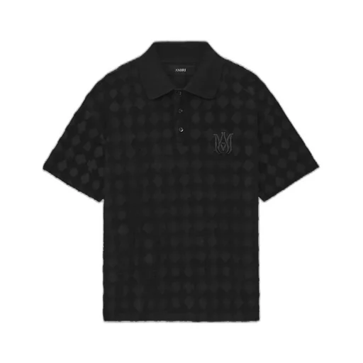 Ma Quad Toweling Polo - Black
