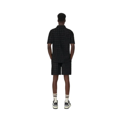 Ma Quad Toweling Polo - Black