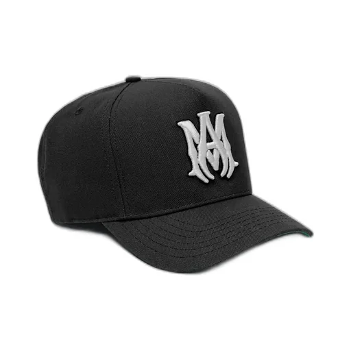 Ma Staggered Amiri Full Canvas Hat - Black Off White