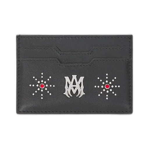Ma Stud Card Holder - Black