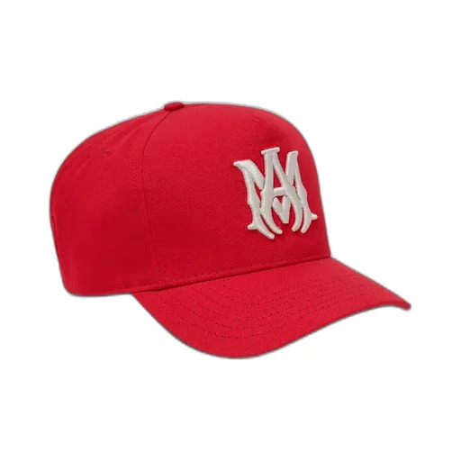 Ma Staggered Amiri Full Canvas Hat - Red