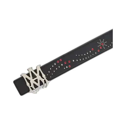 Ma Stud 4Cm Belt - Black
