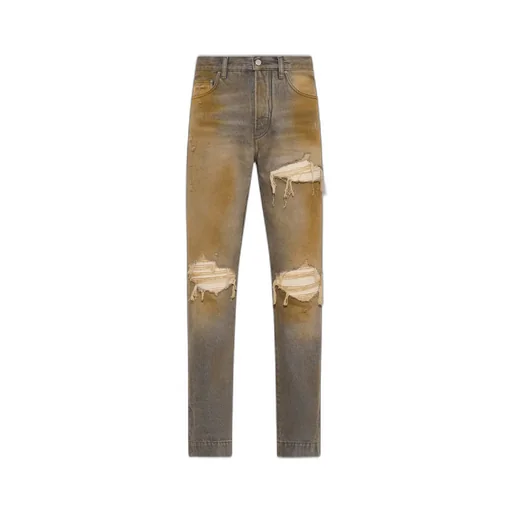 Mx1 Straight Flare Jean - Rust Indigo