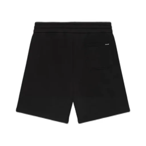 Relaxed Pull On Sweatshort - Black