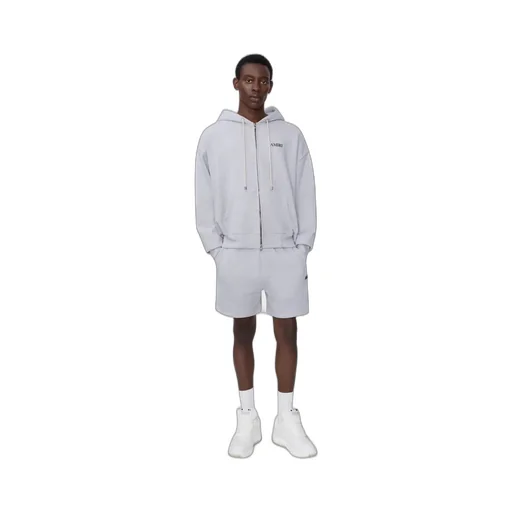 Relaxed Pull On Sweatshort - Heather Grey