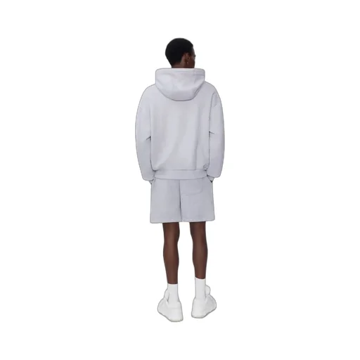 Relaxed Pull On Sweatshort - Heather Grey