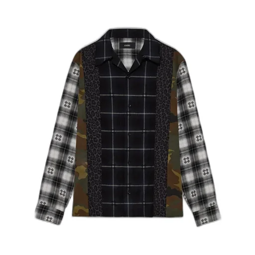 Spliced Ma Quad Flannel - Midnight Blue