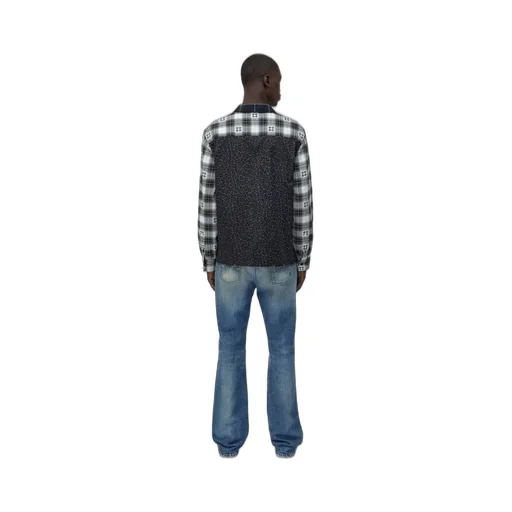 Spliced Ma Quad Flannel - Midnight Blue