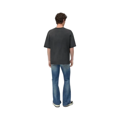 Spliced Oversized Tee - Black