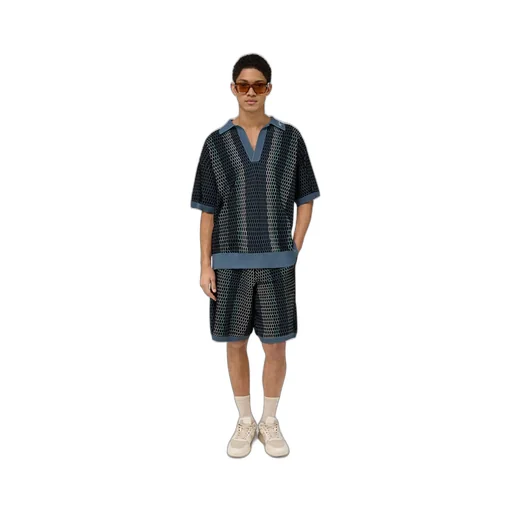 Striped Short - Blue