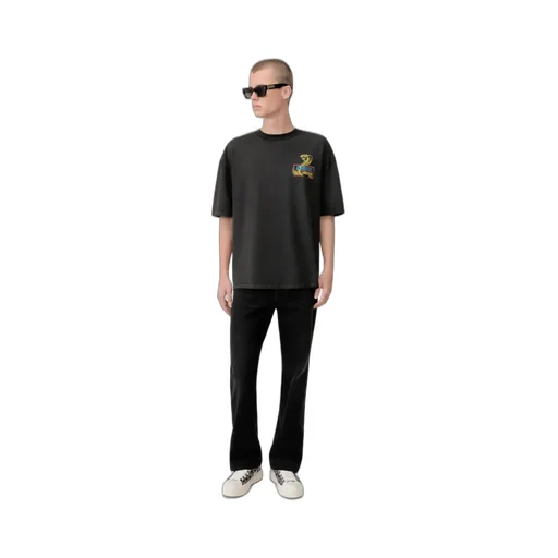 Straight Flare Jean - Vintage Black