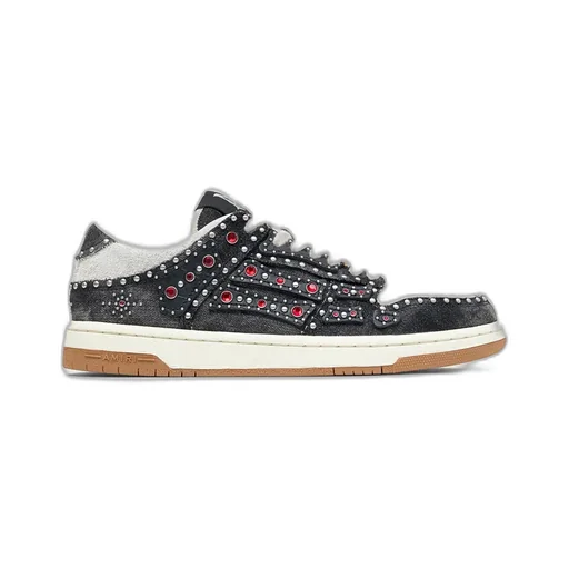 Stud Skel Top Low - Black