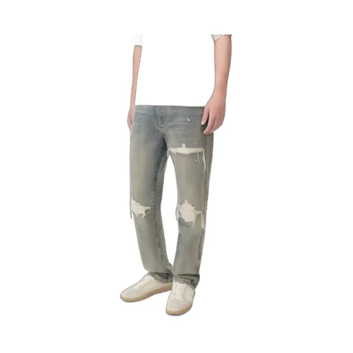 Suede Straight Mx1 Jean - Antique Indigo