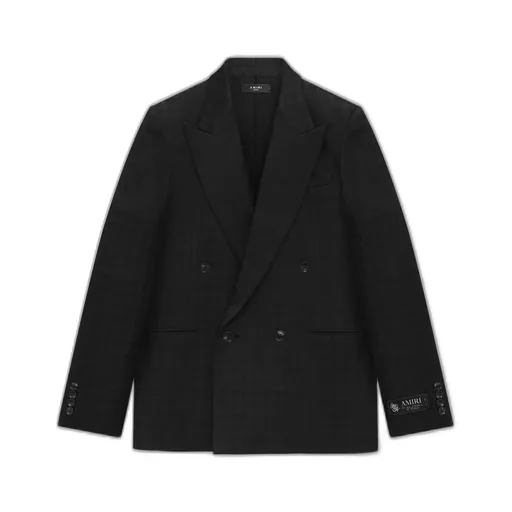 Tonal Ma Quad Double-Breasted Blazer - Black