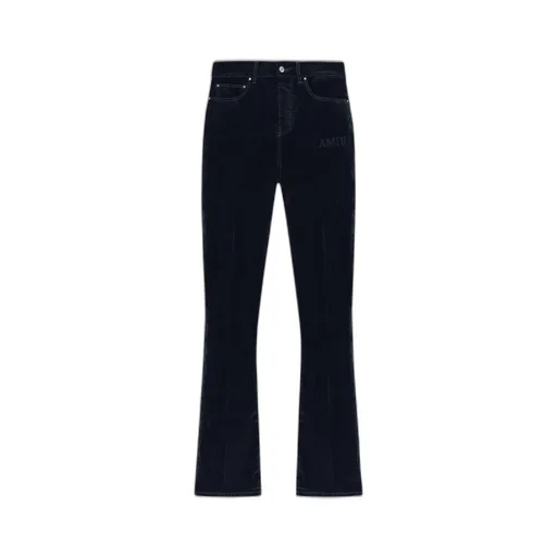 Velvet Flare Jean - Black