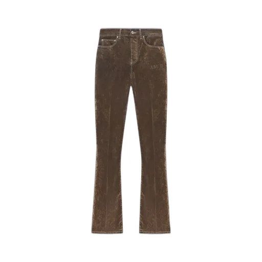 Velvet Flare Jean - Tan