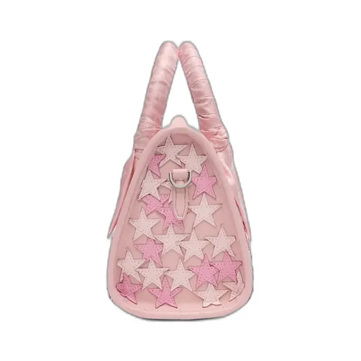 Women - Stars Micro Triangle Bag - Pink
