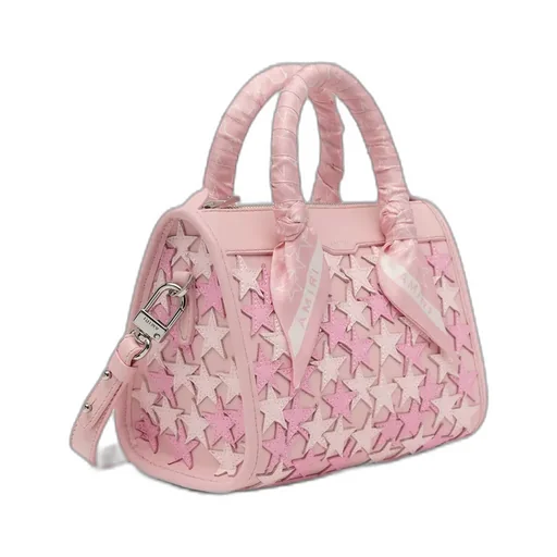 Women - Stars Micro Triangle Bag - Pink