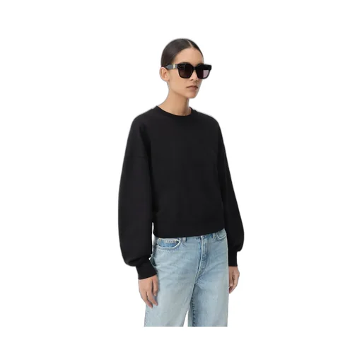Women - Amiri Embroidered Crew - Black