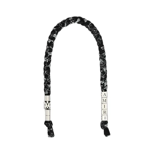 Women - Amiri Braided Keychain - Black