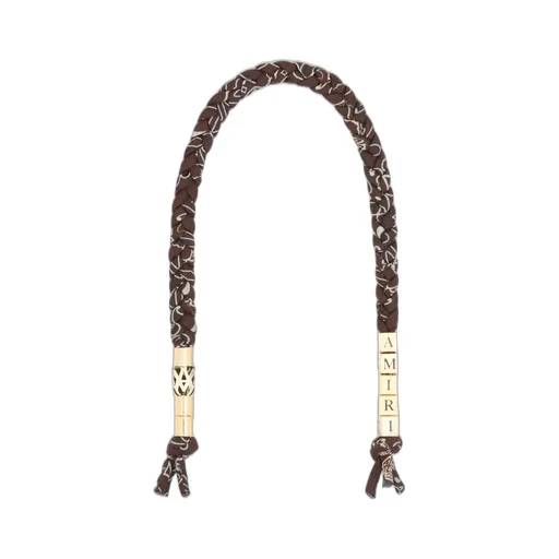 Women - Amiri Braided Keychain - Tobacco