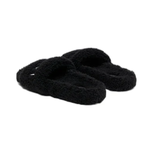 Women - Amiri Shearling Slide - Black