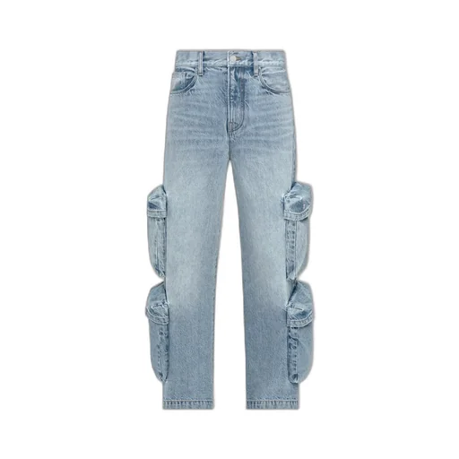 Women - Baggy Cargo Jean - Antique Indigo
