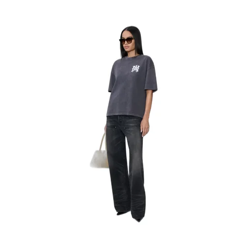 Women - Amiri Hollywood Oversized Tee - Black