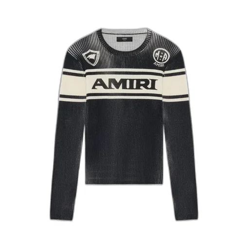 Women - Amiri Sport Long Sleeve Tee - Black