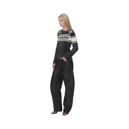 Women - Amiri Sport Long Sleeve Tee - Black
