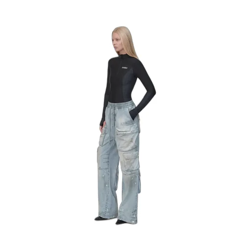 Women - Cargo Jean - Perfect Antique Indigo
