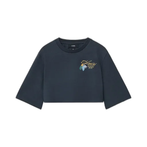 Women - Chateau Keys Cropped Tee - Black