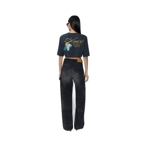 Women - Chateau Keys Cropped Tee - Black