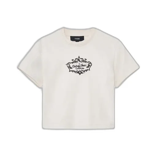 Women - Chateau Crest Baby Tee - Alabaster