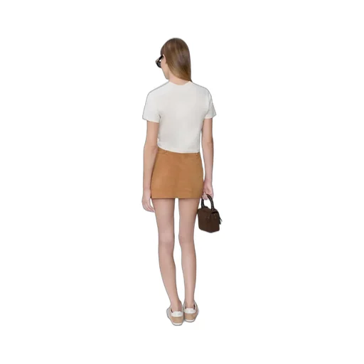 Women - Chateau Crest Baby Tee - Alabaster