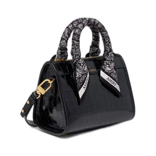 Women - Croc Micro Triangle Bag - Black