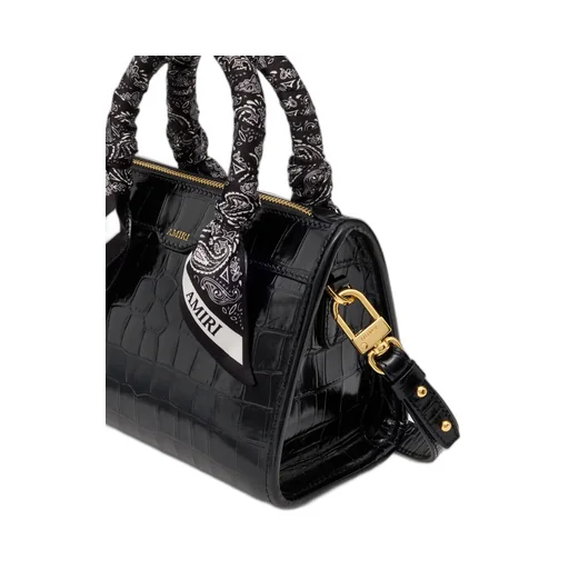 Women - Croc Micro Triangle Bag - Black