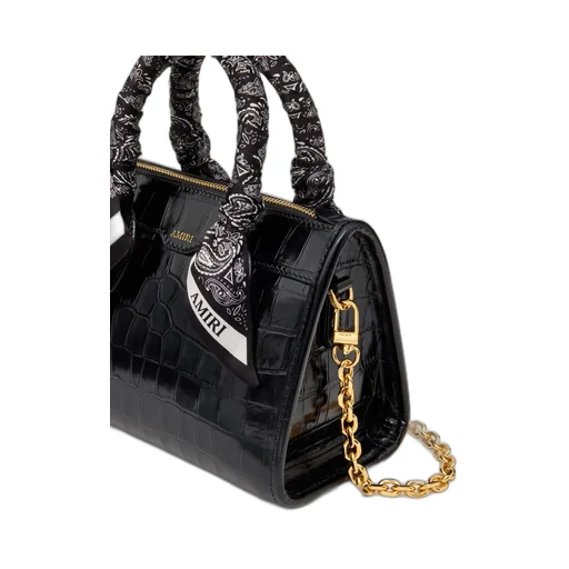 Women - Croc Micro Triangle Bag - Black
