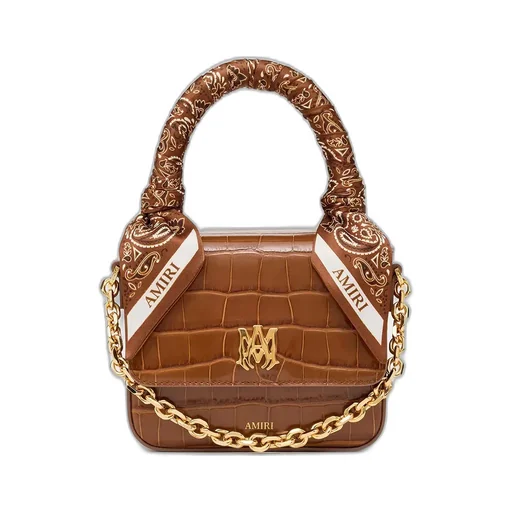 Women - Croc Embossed Micro Ma Bag - Malt