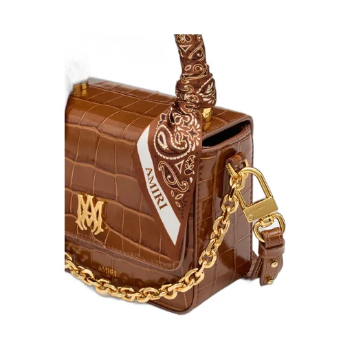 Women - Croc Embossed Micro Ma Bag - Malt