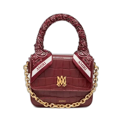 Women - Croc Embossed Micro Ma Bag - Wine