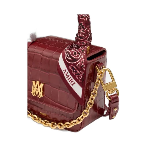 Women - Croc Embossed Micro Ma Bag - Wine