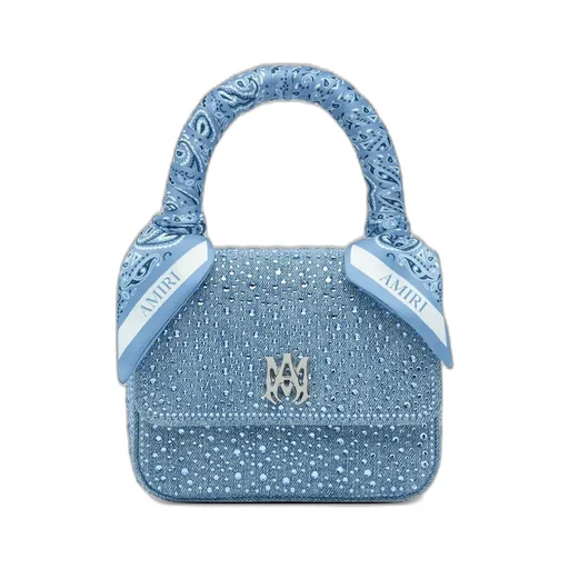 Women - Crystal Denim Micro Ma Bag - True Blue