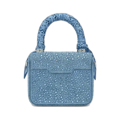 Women - Crystal Denim Micro Ma Bag - True Blue