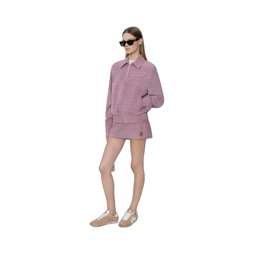 Women - Croc Suede Mini Skirt - Dusk