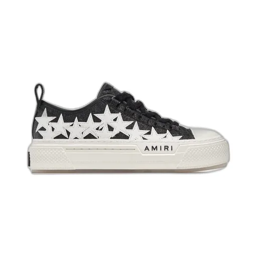 Women - Glitter Stars Court Low - Black